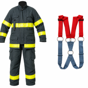 Traje de Bombero Estructural con Tirantes