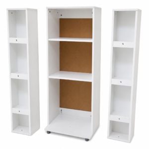 Estante Modular Blanco de 3 Piezas – Segunda Mano