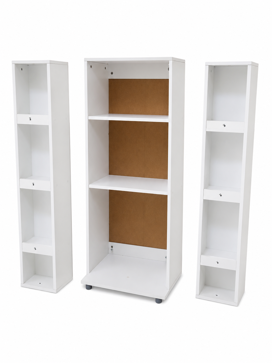 Estante Modular Blanco de 3 Piezas – Segunda Mano
